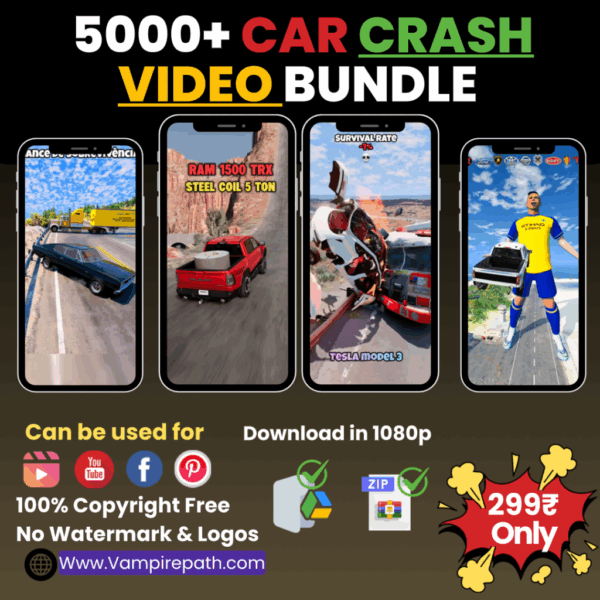 5000+ Car Crash Video Bundle